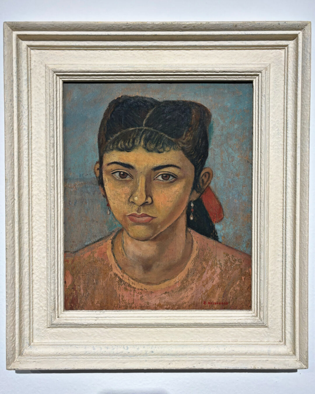 Retrato de Chelo por Estuardo Maldonado. 1949