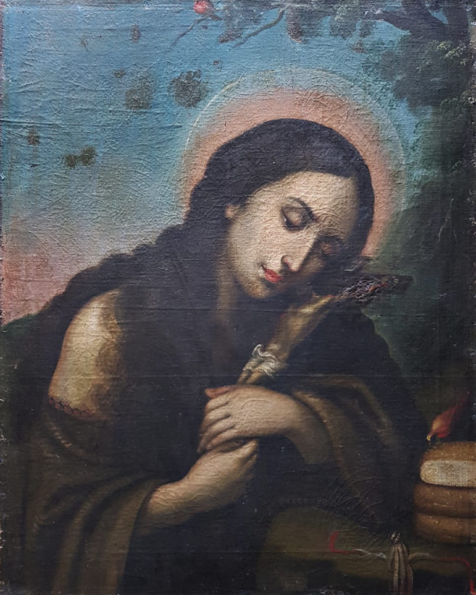 Santa Maria Egipciaca, autor anónimo. Siglo XIX