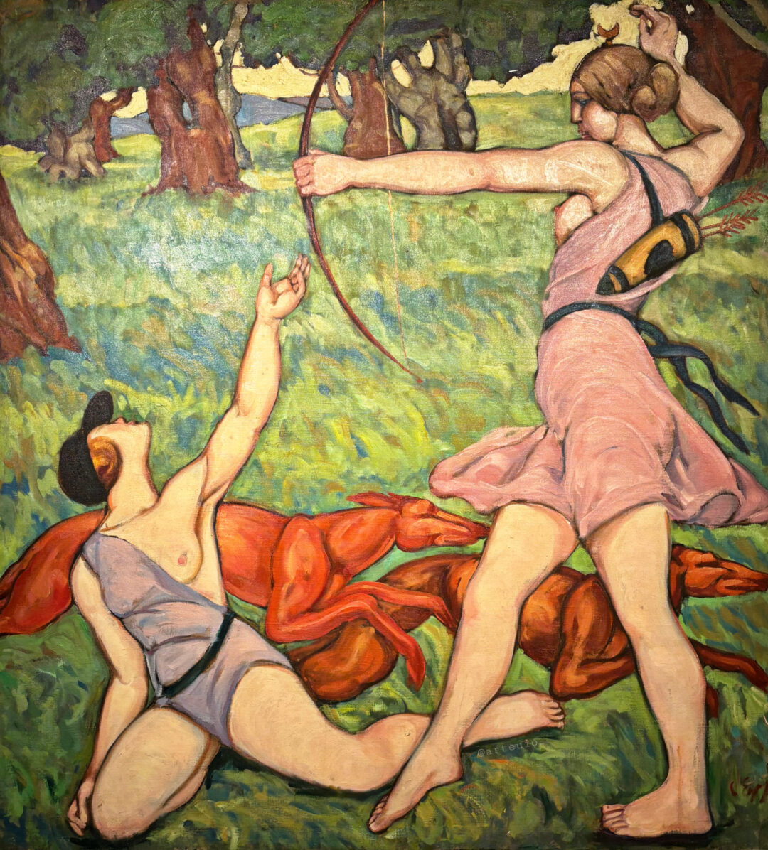 De la serie “Ninfas y Sátiros” por Camilo Egas. 1926