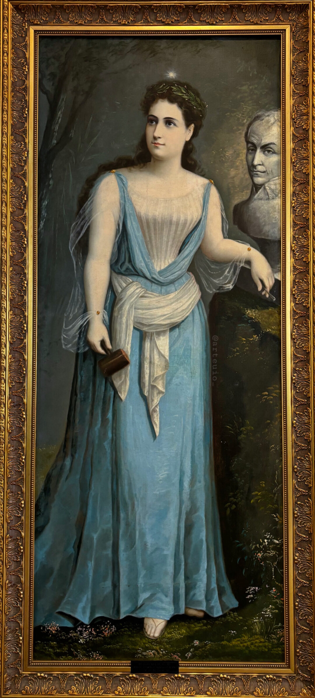 Retrato de Manuela Sáenz por Antonio Salas. Siglo XIX