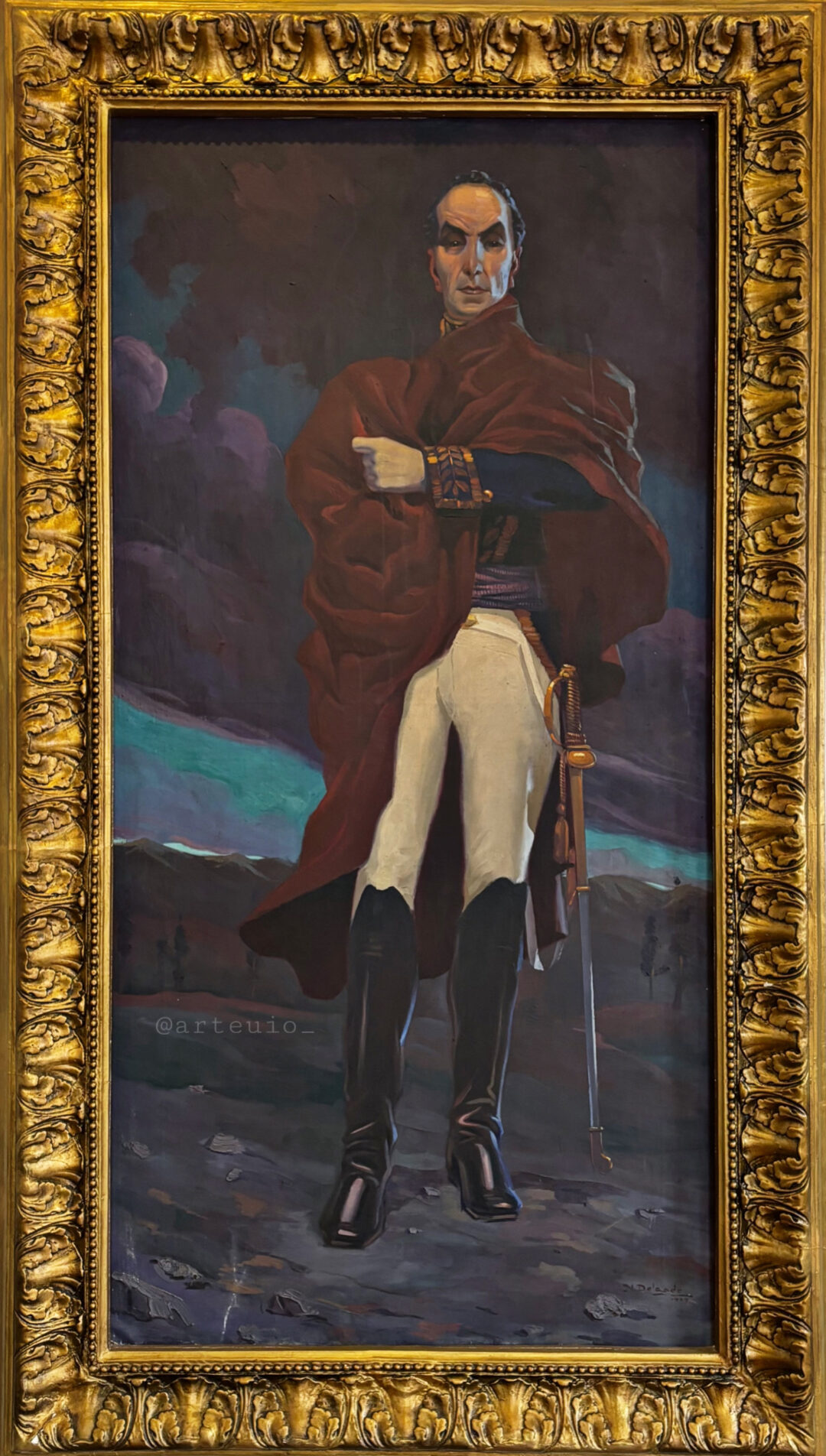 Simón Bolívar por Nicolás Delgado. 1929